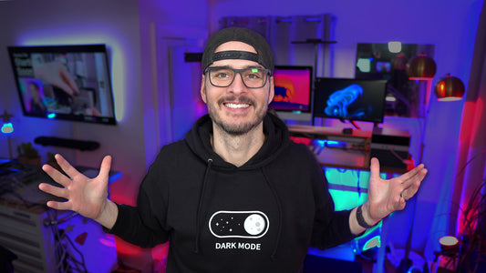 Dark Mode Hoodie by Techno Tim